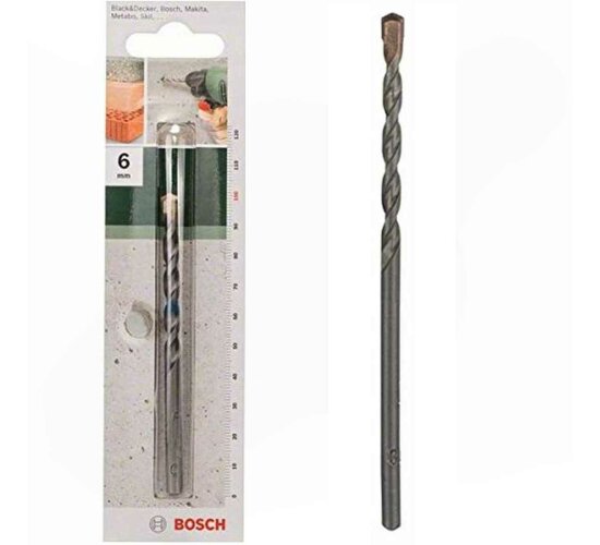 Bosch Betonbohrer Ø 6 mm HM Bohrspitze ‎2609255405