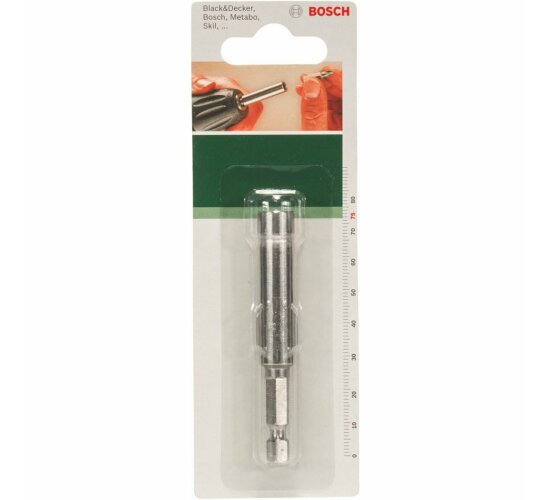 Bithalter Bosch 75 mm 1/4 Zoll Sechskant magnetisch
