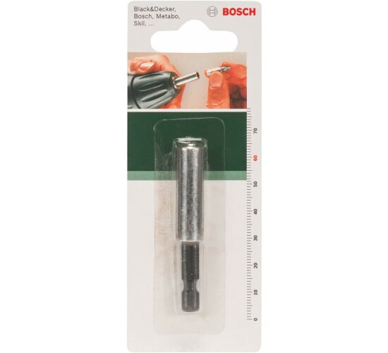 Bosch 2609255900  Universalhalter 60 mm 1/4 Zoll Außensechskantschaft mit Dauermagnet