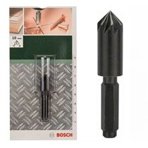 Bosch Kegelsenker HSS mit 1/4 Zoll-Sechskantschaft (Ø 10 mm, 7-Schneiden)