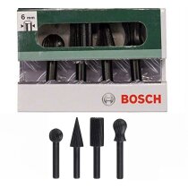 Bosch Fräserfeilensatz 4 Stück, Ø 13 x 6...