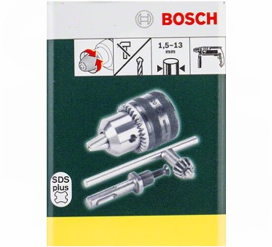 Bosch Zahnkranzbohrfutter SDS-plus-Adapter Spannbereich:1,5 - 13 mm)