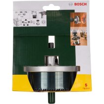 Bosch 5-teiliges Sägekranz-Set, Ø 60-92 mm,...