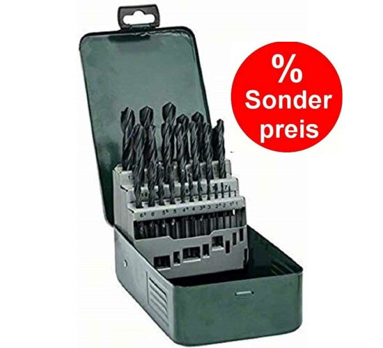 Bosch 25tlg. Metallbohrer-Set HSS-R rollgewalzt