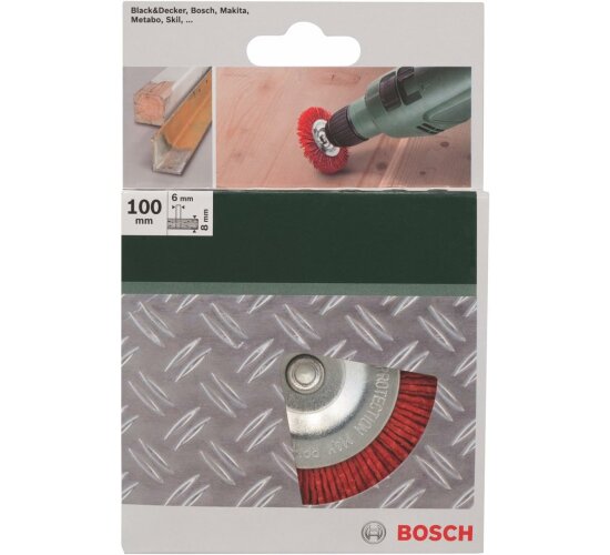 Bosch 2609256537  Scheibenbürste Nylondraht, SiC beschichtet, ø 100 mm, 6 mm