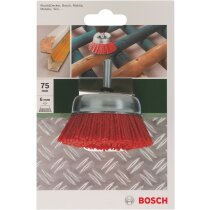 Bosch 2609256525  Topfbürste Nylondraht, SiC beschichtet, ø 75 mm , 6 mm