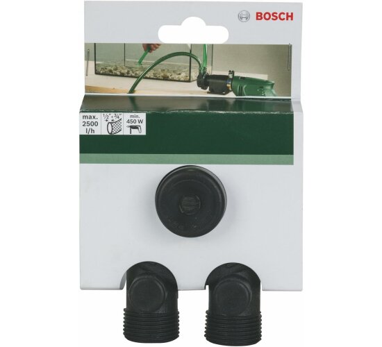 Bosch 2609255714 DIY Wasserpumpe 1/2 Zoll - 3/4 Zoll, 4 m, 40 m, 30 sec, 2500 l/h