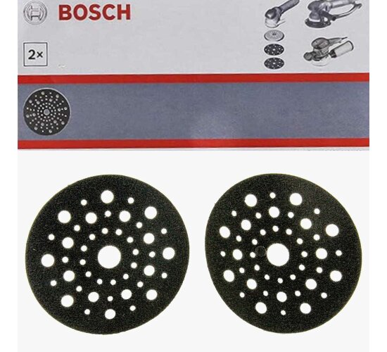 Bosch Professional  2 Stück Schleiftellerschoner (Ø 125 mm,  Exzenterschleifer)