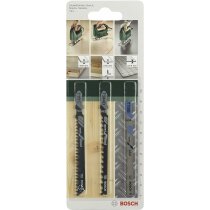 Bosch Stichsägeblattset 3-teilig 1xT111C 1xT244D 1xT118B - 2609256741