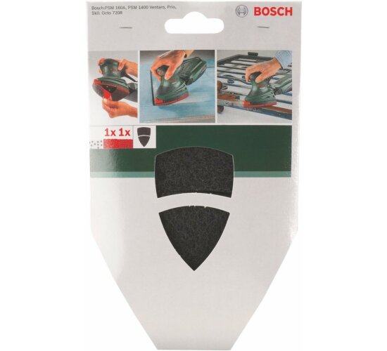 Bosch Reinigungsvlies + Zusatzblatt für Multischleifer 102 x 62/93 mittel / fein