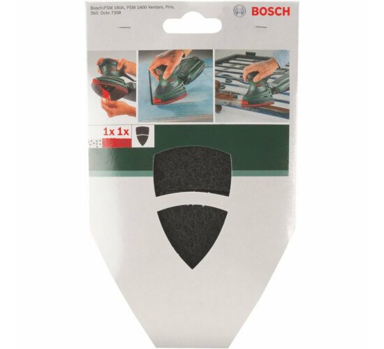 Bosch Reinigungsvlies + Zusatzblatt für Multischleifer 102 x 62/93 mittel / fein