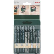 Bosch 10tlg. Stichsägeblatt Set Wood  Zubehör...