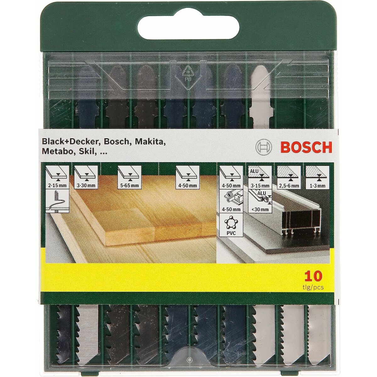 3 Lames De Scie Sauteuse Bosch T 121 GF Speed For Metal - Pour Acier Fin Et Tôles Perforées