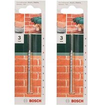 2 Stk. Bosch Steinbohrer (Ø 3 mm)