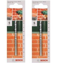 2 Stk. Bosch Steinbohrer (Ø 5 mm)