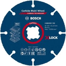 Bosch Expert Ø 125 mm Carbide Multi Wheel X-LOCK...