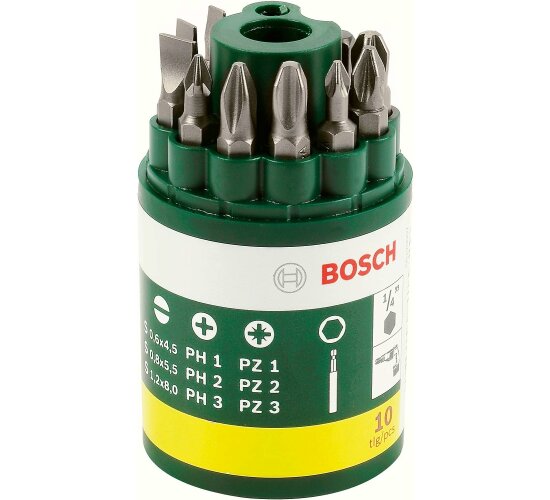 Bosch 10 tlg. Bit Schrauberbit-Set