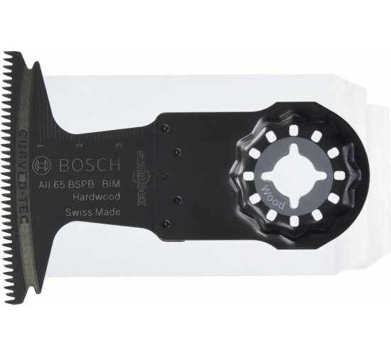 Bosch Tauchsägeblatt Hartholz für Multifunktionswerkzeuge Starlock AII 65 BSPB BIM