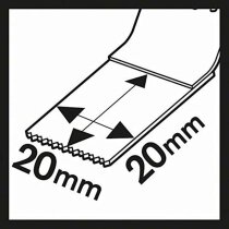 Bosch Tauchsägeblatt AIZ 20 AB, Starlock BIM, Wood and Metal, 20 x 30