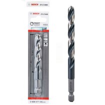 Bosch Professionel HSS Metall Bohrer 8 mm 1/4 Hex IMACT CONTROL Sechskant Schaft