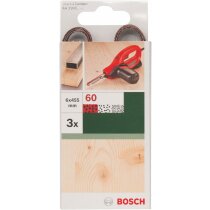 Bosch 3 x 3 Schleifbänder für B+D Powerfile KA 293E 6 x 451 mm, 40,60,120, Holz
