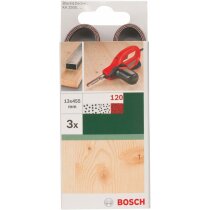 Bosch 3 Schleifbänder für  B+D Powerfile KA 293E 13 x 451 mm, K 120, Holz Metall