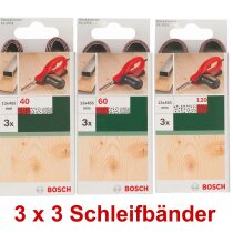 Bosch 3 x 3 Schleifbänder für B+D Powerfile KA...