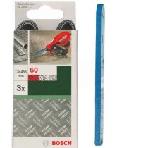 Bosch 3 Schleifbänder für  B+D Powerfile KA 293E 13 x 451 mm, K 60,  Metall