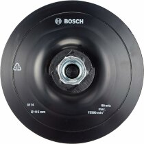 Bosch  Gummischleifteller für Winkelschleifer, Ø 115 mm, Klettsystem