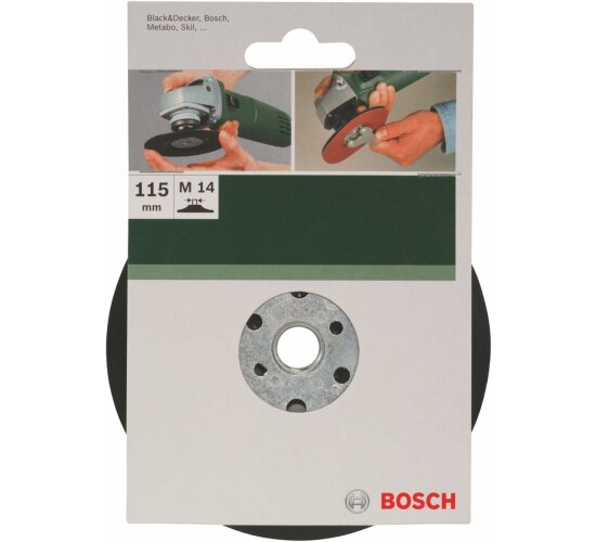 Bosch  Schleifteller (für Winkelschleifer Ø 115 mm, Flanschgewinde M14