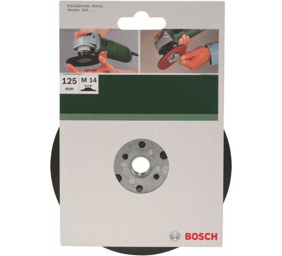Bosch  Schleifteller (für Winkelschleifer Ø 125 mm, Flanschgewinde M14
