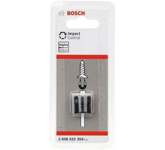 Bosch Professional Magnethülse Zubehör für Impact Control Bits mit Doppelklinge, Pick and Click