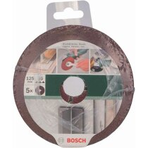 Bosch  Fiberschleifscheibe  5 Stück, Ø 125 mm, Körnung 36