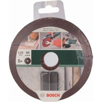 Bosch  Fiberschleifscheibe  5 Stück, Ø 125 mm, Körnung 60