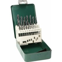 Bosch 19 tlg.Metallbohrer Set HSS-R, Ø 1-10 mm  für Eisen, Stahl, Nichteisenmetalle, Grauguss