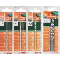 Bosch 6 tlg. Steinbohrer-Set  3/ $ / 5 / 5,5 / 6 / 8 mm
