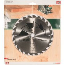 BOSCH HM Kreissägeblatt 190mm x 20/16 mm  24 Zähne für Black+Decker Metabo Skill