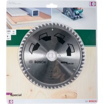 BOSCH HM Kreissägeblatt 190mm x 30 mm x 54...