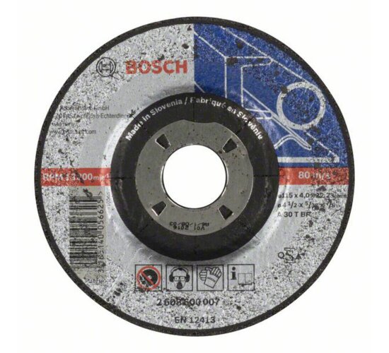 Bosch Schruppscheibe A 30 T BF 115 mm 4mm  gekröpft Expert for Metal