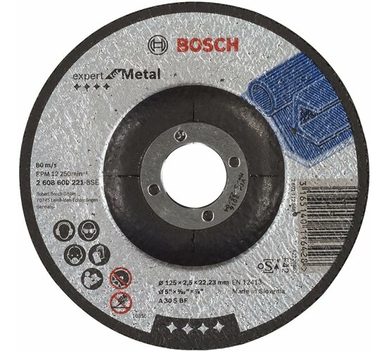 Bosch Trennscheibe A 30 S BF, Ø 125 mm, 2.5 mm gekröpft Expert for Metal