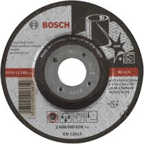 Bosch Schruppscheibe AS 30 S INOX BF, Ø 115 mm,...