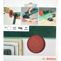 Bosch Schleifblätter  5 Stück, Ø 115 mm,...
