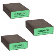Bosch Schleifschwämme Superfine 100x68x25mm...