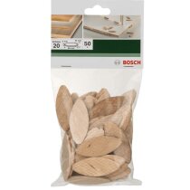 Bosch  Flachdübel 60 mm 4 mm 50 Stk Größe 20