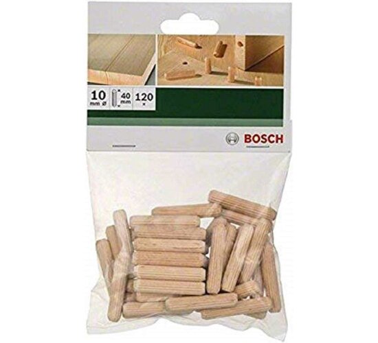 Bosch 40 x Holzdübel 10 x 30 mm