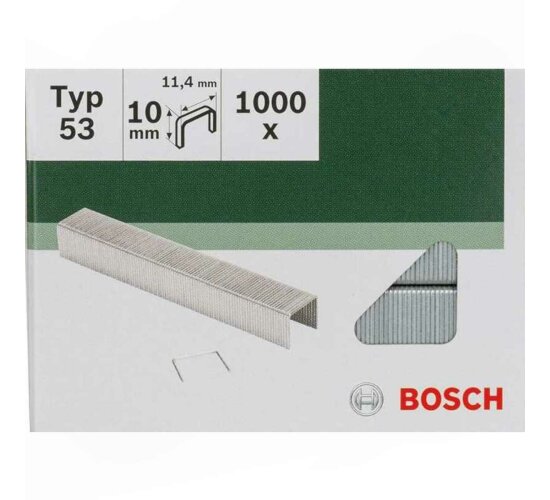 Bosch  Klammern Typ 53 - 11,4 x 0,74 x 10 mm 1000 Stk. 2609255821