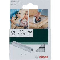 Bosch  KlammernTyp 53 - 11,4 x 0,74 x 4 mm 1000 Stk....