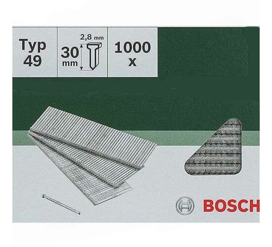 Bosch Nägel Typ 49 - 2.8 x 1.65 x 30 mm 10000 Stk. 2609255818